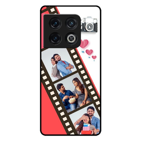 OnePlus 10 Pro 5G Personalized Glass Phone Case - 3 Image Holder with Film Reel OnePlus 10 Pro 5G Personalized Glass Phone Case - 3 Image Holder with Film Reel