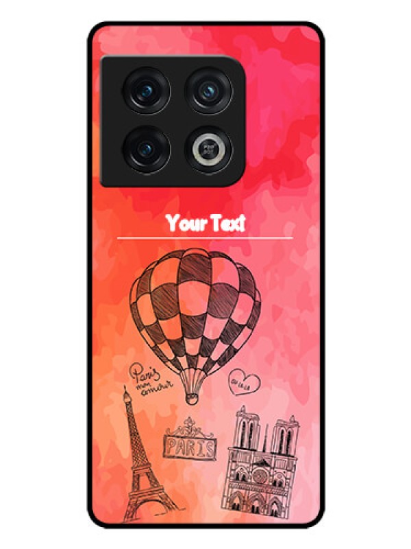 Custom OnePlus 10 Pro 5G Custom Glass Phone Case - Paris Theme Design