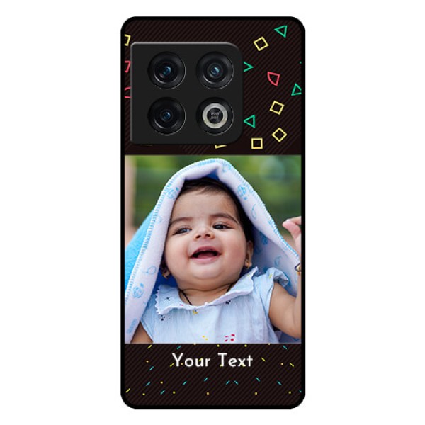 OnePlus 10 Pro 5G Custom Glass Phone Case - with confetti birthday design OnePlus 10 Pro 5G Custom Glass Phone Case - with confetti birthday design