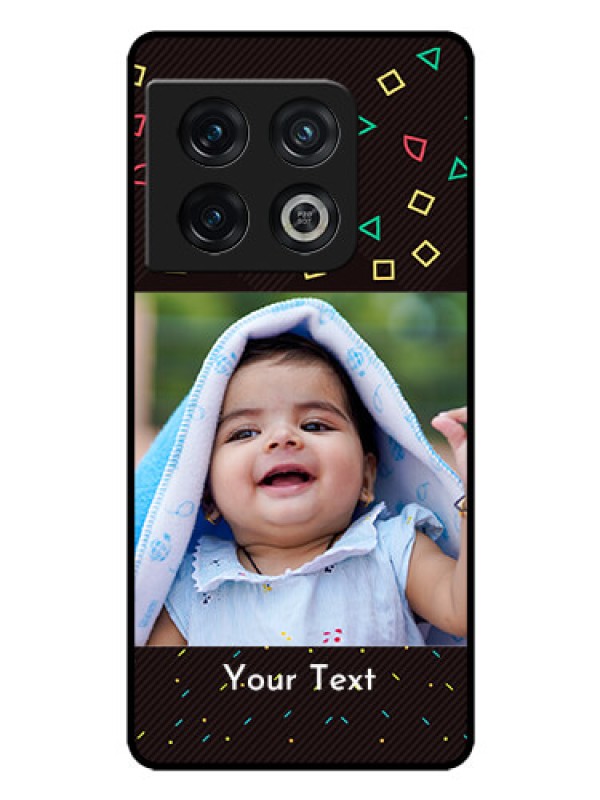 Custom OnePlus 10 Pro 5G Custom Glass Phone Case - with confetti birthday design