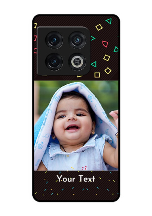 OnePlus 10 Pro 5G Custom Glass Phone Case - with confetti birthday design