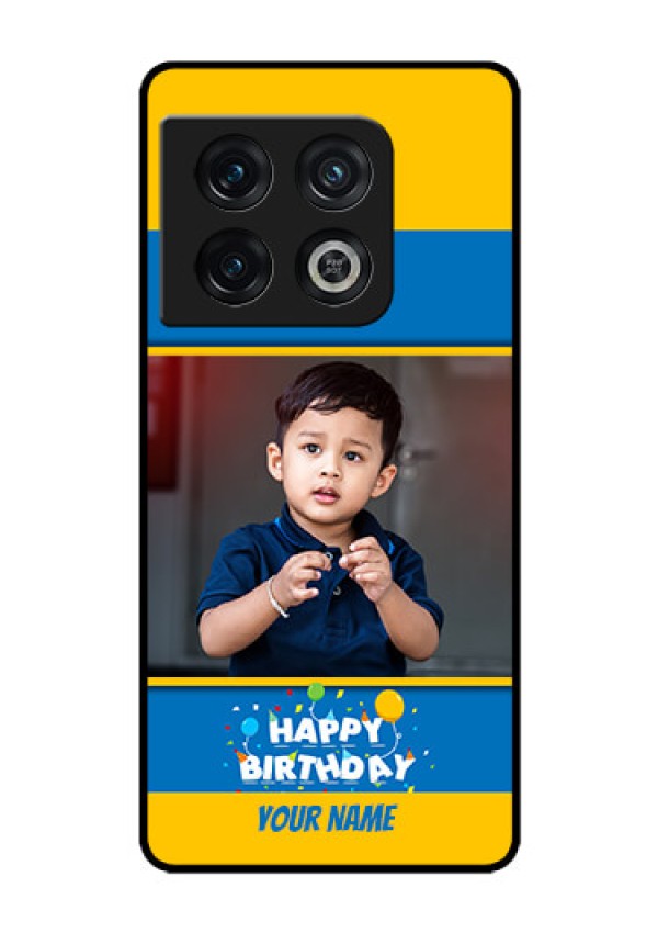OnePlus 10 Pro 5G Custom Glass Mobile Case - Birthday Wishes Design
