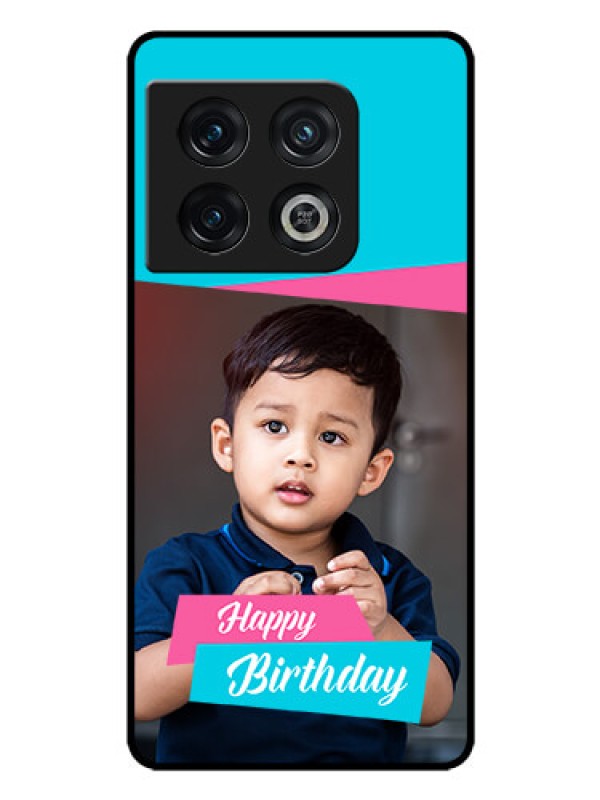 Custom OnePlus 10 Pro 5G Personalized Glass Phone Case - Image Holder with 2 Color Design