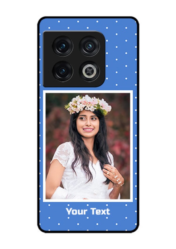 OnePlus 10 Pro 5G Photo Printing on Glass Case - Polka dots design