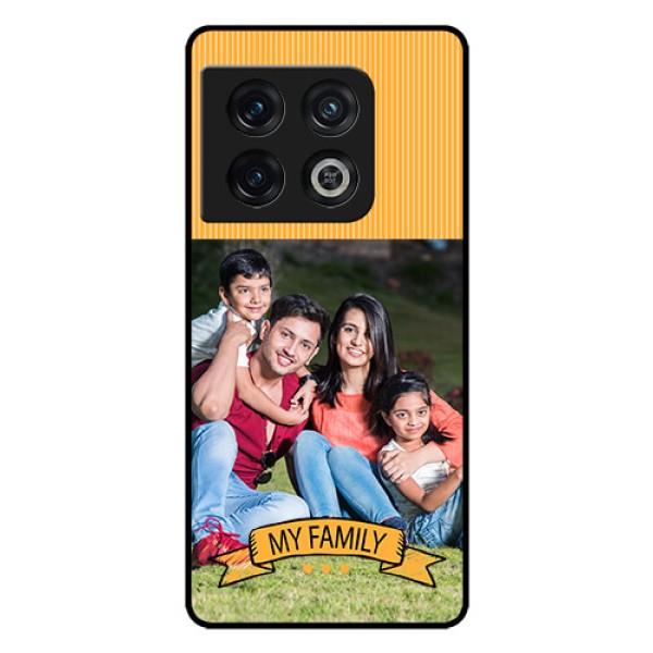 OnePlus 10 Pro 5G Custom Glass Phone Case - My Family Design