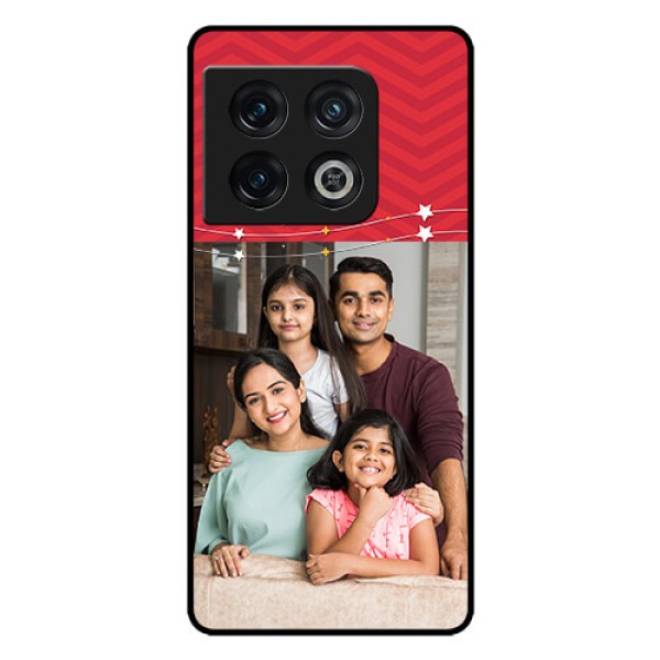 OnePlus 10 Pro 5G Personalized Glass Phone Case - Happy Family Design
