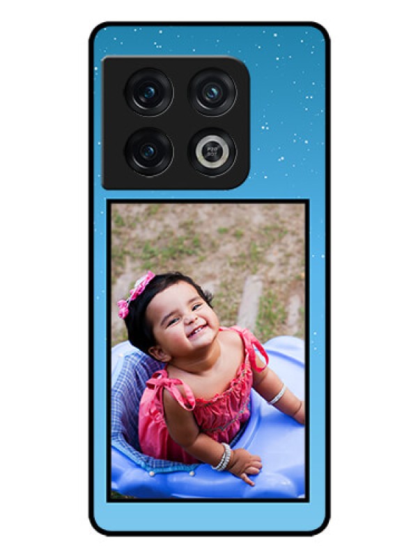 Custom OnePlus 10 Pro 5G Custom Glass Mobile Case - Wave Pattern Colorful Design