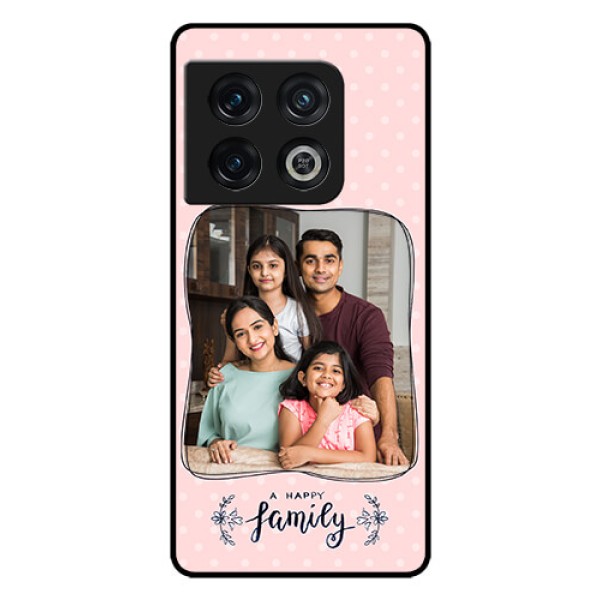 OnePlus 10 Pro 5G Custom Glass Phone Case - Family with Dots Design OnePlus 10 Pro 5G Custom Glass Phone Case - Family with Dots Design
