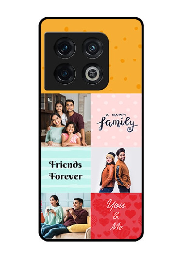 OnePlus 10 Pro 5G Personalized Glass Phone Case - Images with Quotes Design