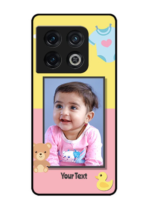 OnePlus 10 Pro 5G Photo Printing on Glass Case - Kids 2 Color Design