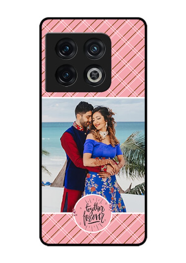 OnePlus 10 Pro 5G Personalized Glass Phone Case - Together Forever Design