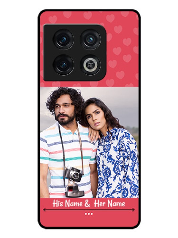 Custom OnePlus 10 Pro 5G Photo Printing on Glass Case - Simple Love Design