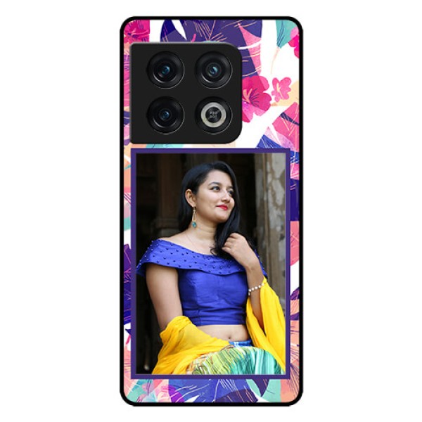 OnePlus 10 Pro 5G Custom Glass Mobile Case - Abstract Floral Design OnePlus 10 Pro 5G Custom Glass Mobile Case - Abstract Floral Design