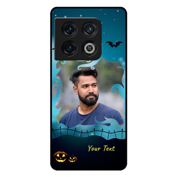 OnePlus 10 Pro 5G Custom Glass Phone Case - Halloween frame design OnePlus 10 Pro 5G Custom Glass Phone Case - Halloween frame design