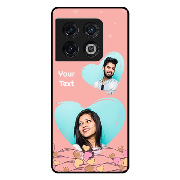 OnePlus 10 Pro 5G Custom Glass Mobile Case - Love Doodle Design
