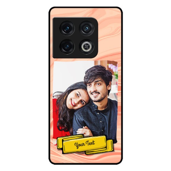 OnePlus 10 Pro 5G Personalized Glass Phone Case - Marble Texture Design OnePlus 10 Pro 5G Personalized Glass Phone Case - Marble Texture Design