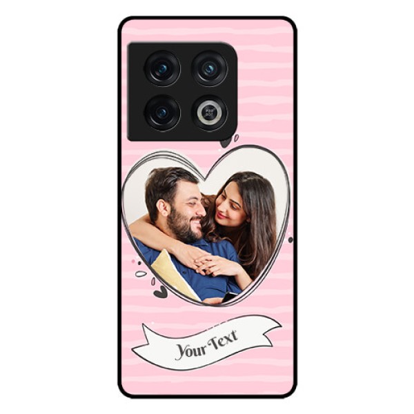 OnePlus 10 Pro 5G Custom Glass Phone Case - Vintage Heart Design