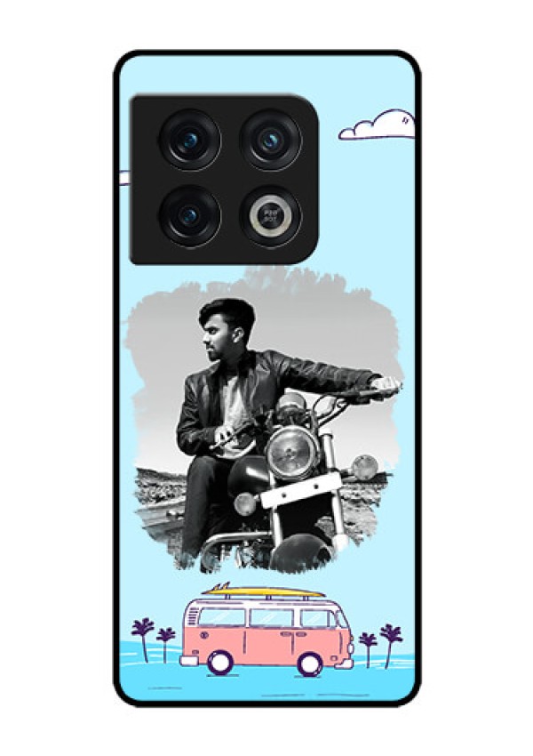 OnePlus 10 Pro 5G Photo Printing on Glass Case - Travel & Adventure Design