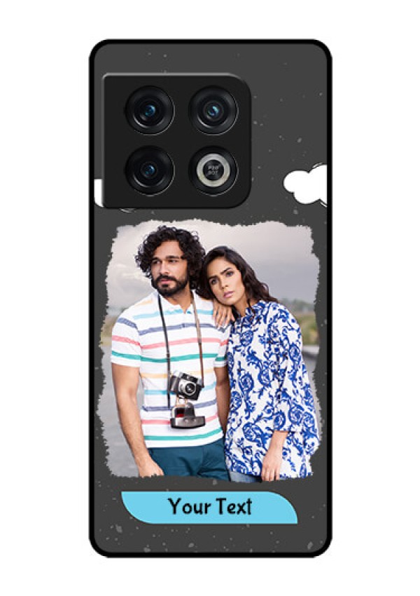 OnePlus 10 Pro 5G Custom Glass Phone Case - Splashes with love doodles Design
