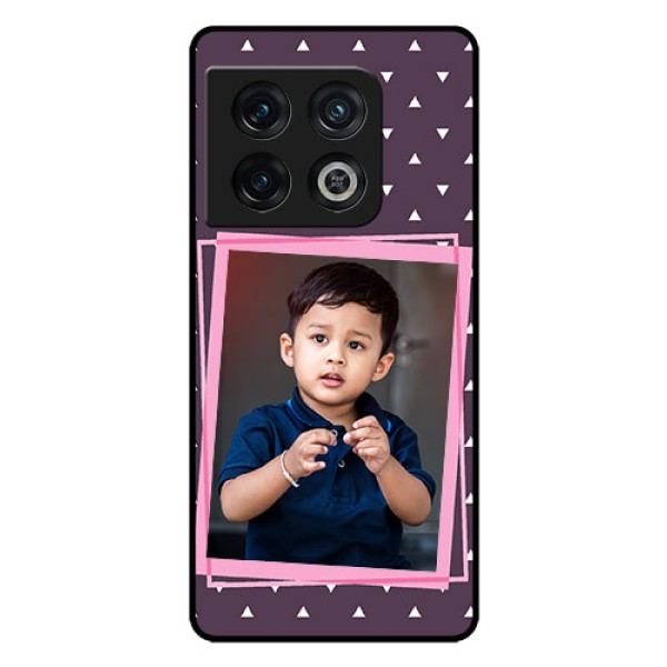 OnePlus 10 Pro 5G Custom Glass Mobile Case - Triangle Pattern Dotted Design OnePlus 10 Pro 5G Custom Glass Mobile Case - Triangle Pattern Dotted Design