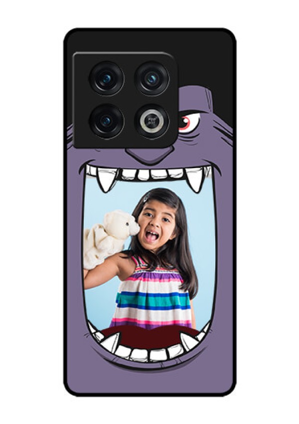 OnePlus 10 Pro 5G Custom Glass Phone Case - Angry Monster Design