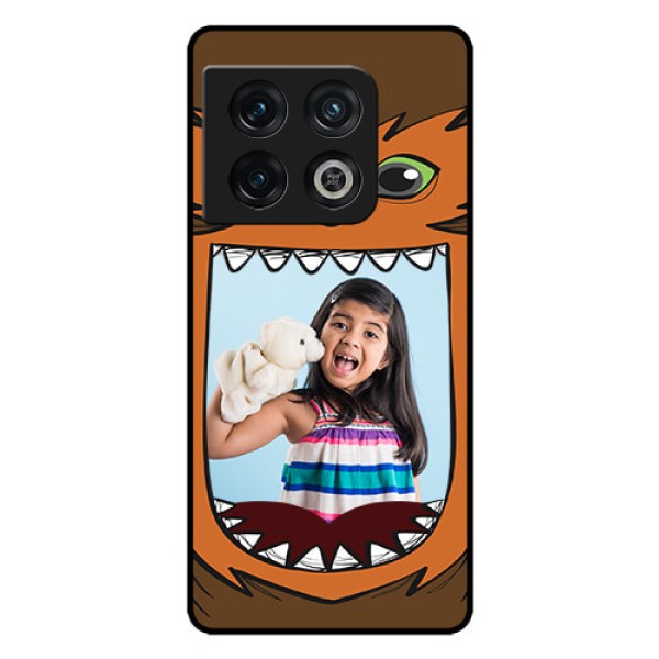 OnePlus 10 Pro 5G Photo Printing on Glass Case - Owl Monster Back Case Design OnePlus 10 Pro 5G Photo Printing on Glass Case - Owl Monster Back Case Design
