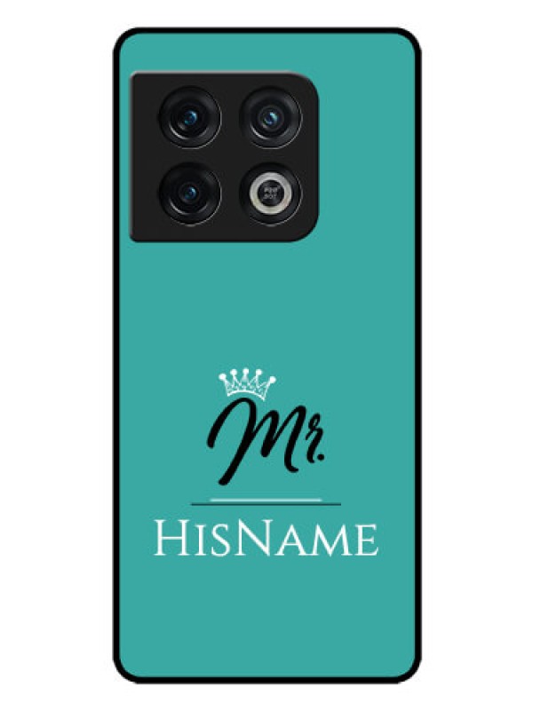 Custom OnePlus 10 Pro 5G Custom Glass Phone Case Mr with Name