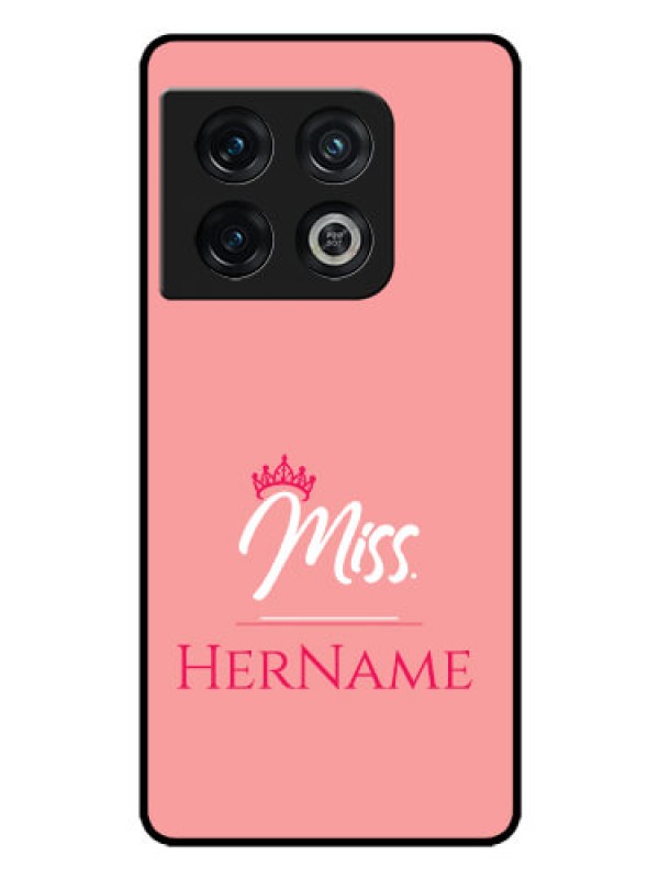 Custom OnePlus 10 Pro 5G Custom Glass Phone Case Mrs with Name