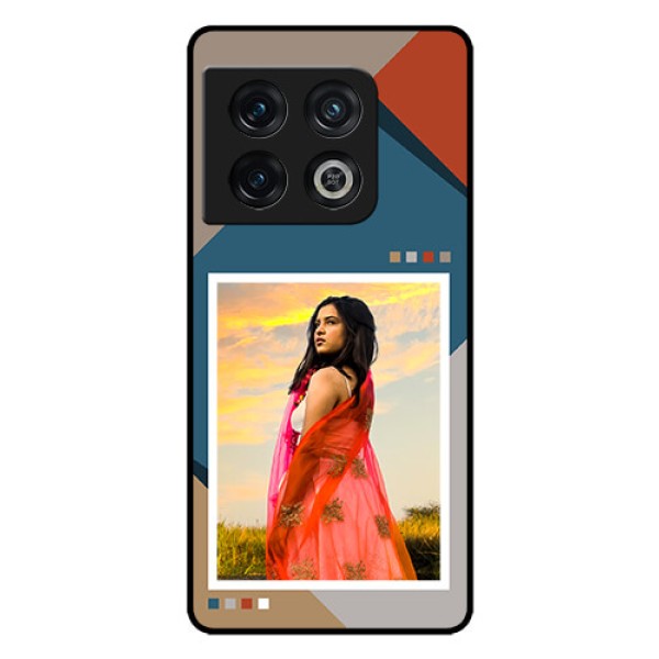 OnePlus 10 Pro 5G Personalized Glass Phone Case - Retro color pallet Design