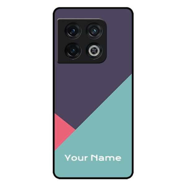 OnePlus 10 Pro 5G Custom Glass Mobile Case - Tri Color abstract Design OnePlus 10 Pro 5G Custom Glass Mobile Case - Tri Color abstract Design