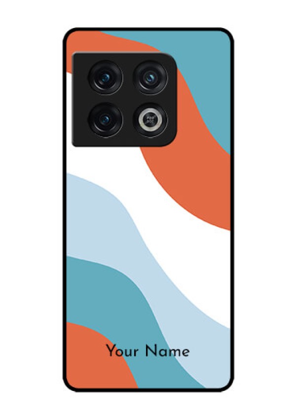 OnePlus 10 Pro 5G Custom Glass Mobile Case - coloured Waves Design