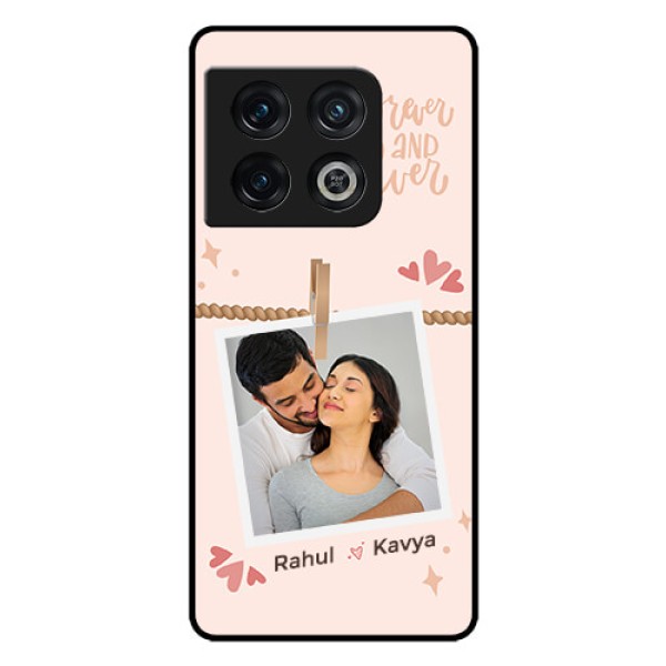 OnePlus 10 Pro 5G Custom Glass Phone Case - Forever and ever love Design OnePlus 10 Pro 5G Custom Glass Phone Case - Forever and ever love Design