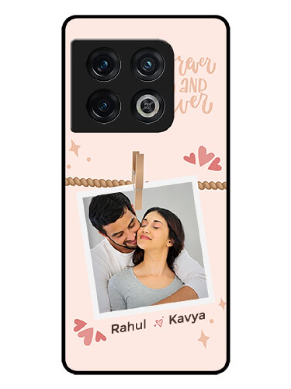 Custom OnePlus 10 Pro 5G Custom Glass Phone Case - Forever and ever love Design