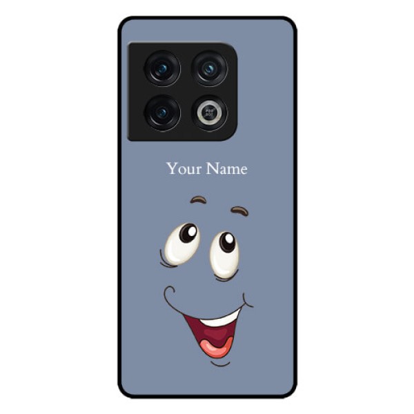 OnePlus 10 Pro 5G Photo Printing on Glass Case - Laughing Cartoon Face Design OnePlus 10 Pro 5G Photo Printing on Glass Case - Laughing Cartoon Face Design