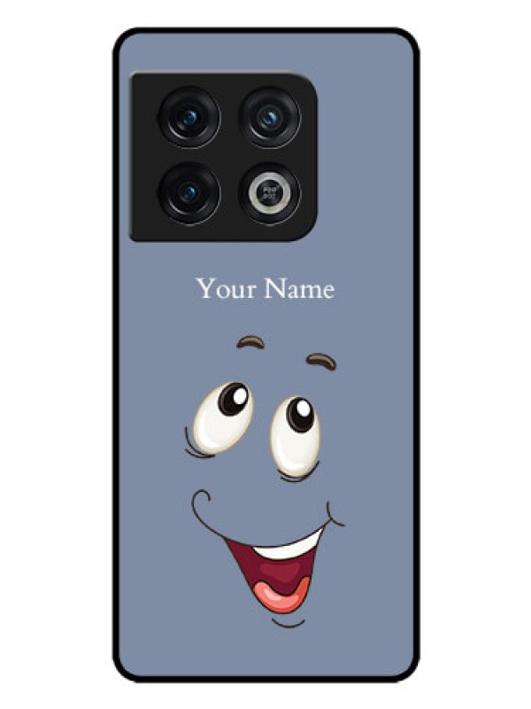 Custom OnePlus 10 Pro 5G Photo Printing on Glass Case - Laughing Cartoon Face Design