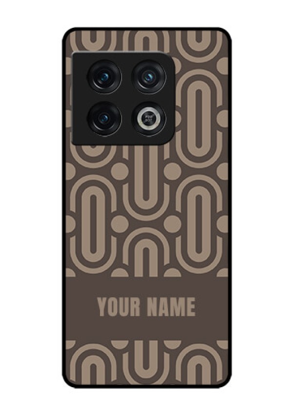 OnePlus 10 Pro 5G Custom Glass Phone Case - Captivating Zero Pattern Design