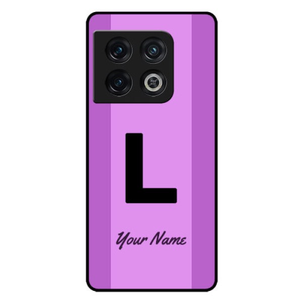 OnePlus 10 Pro 5G Custom Glass Phone Case - Tricolor custom text Design OnePlus 10 Pro 5G Custom Glass Phone Case - Tricolor custom text Design