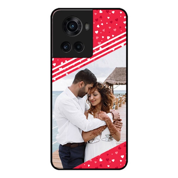 OnePlus 10R 5G Custom Glass Mobile Case - Valentines Gift Design OnePlus 10R 5G Custom Glass Mobile Case - Valentines Gift Design