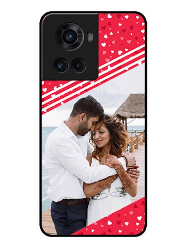 Custom OnePlus 10R 5G Custom Glass Mobile Case - Valentines Gift Design