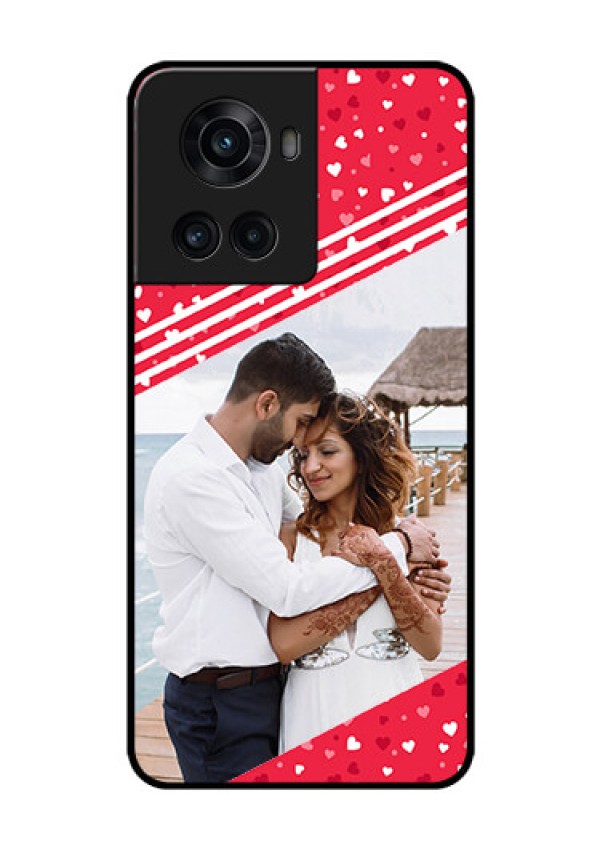 OnePlus 10R 5G Custom Glass Mobile Case - Valentines Gift Design