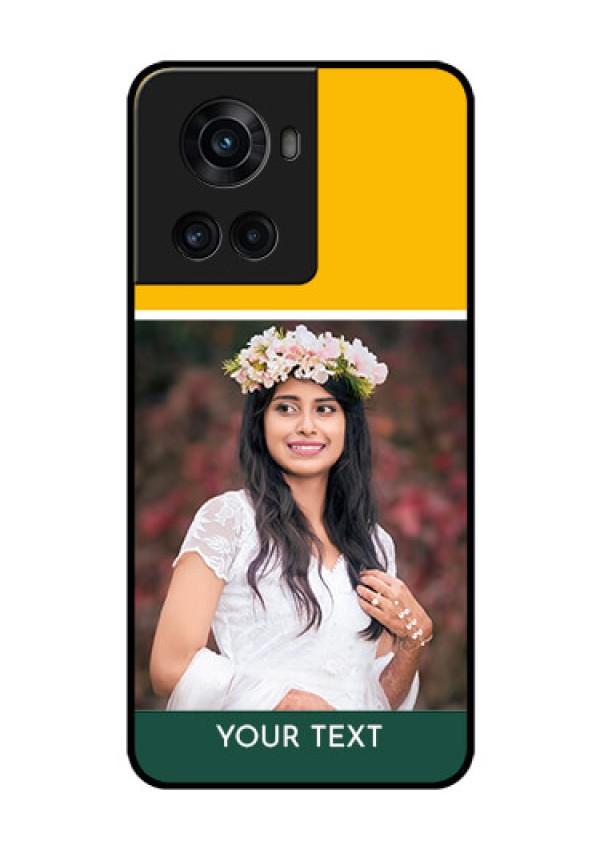 OnePlus 10R 5G Photo Printing on Glass Case - Love You Design