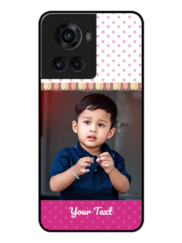 Custom OnePlus 10R 5G Photo Printing on Glass Case - Cute Girls Cover Design