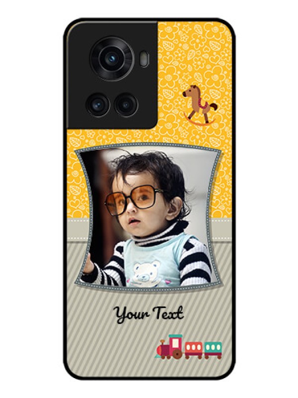 Custom OnePlus 10R 5G Personalized Glass Phone Case - Baby Picture Upload Design