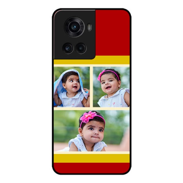 OnePlus 10R 5G Custom Glass Mobile Case - Multiple Pic Upload Design OnePlus 10R 5G Custom Glass Mobile Case - Multiple Pic Upload Design