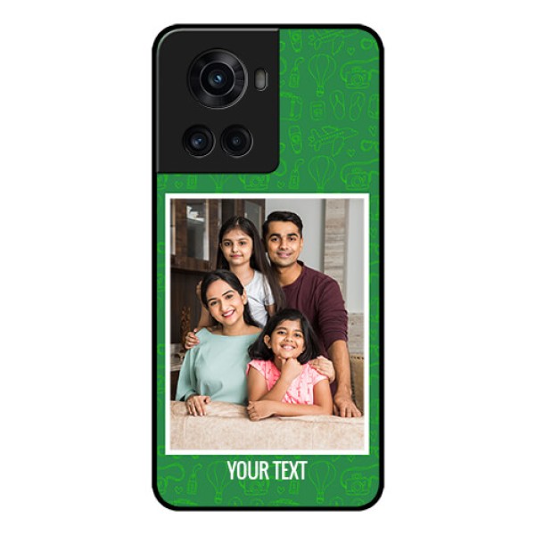 OnePlus 10R 5G Personalized Glass Phone Case - Picture Upload Design
