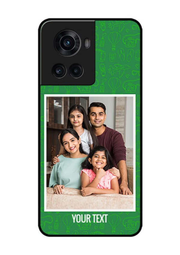 OnePlus 10R 5G Personalized Glass Phone Case - Picture Upload Design