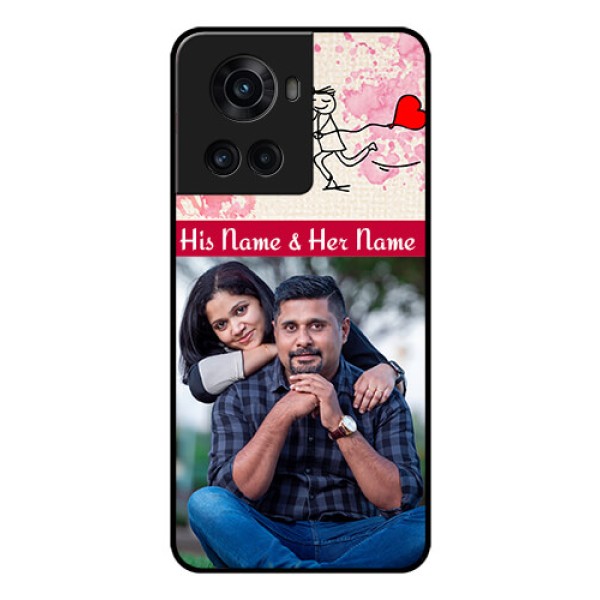 OnePlus 10R 5G Photo Printing on Glass Case - You and Me Case Design OnePlus 10R 5G Photo Printing on Glass Case - You and Me Case Design