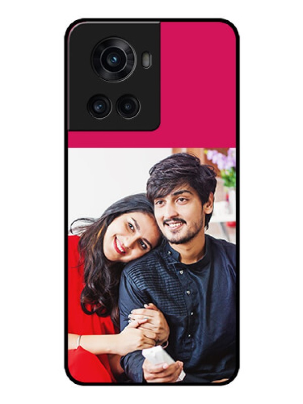 Custom OnePlus 10R 5G Custom Glass Mobile Case - Anniversary Cover Design