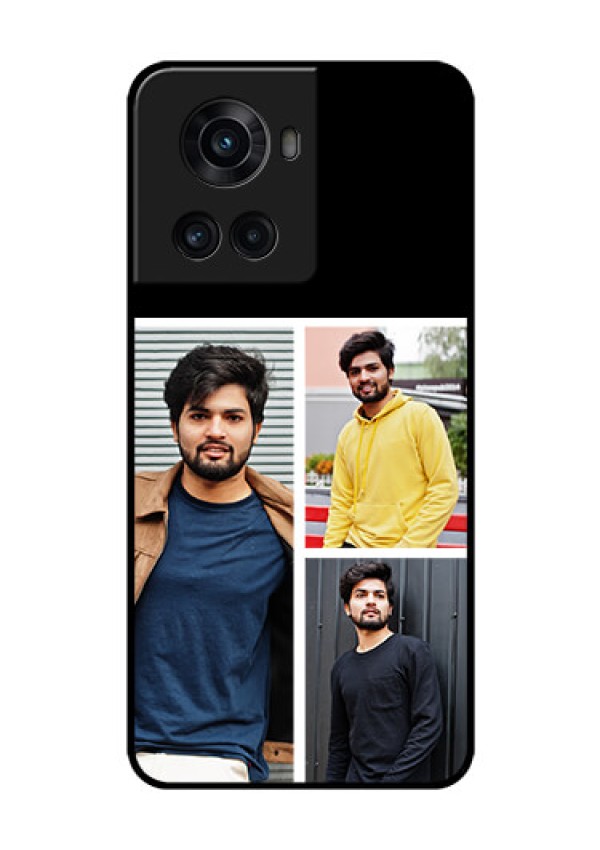 OnePlus 10R 5G Photo Printing on Glass Case - Upload Multiple Picture Design