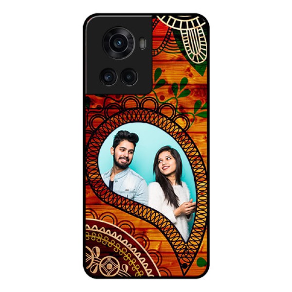 OnePlus 10R 5G Personalized Glass Phone Case - Abstract Colorful Design